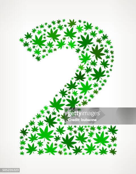 ilustrações de stock, clip art, desenhos animados e ícones de dois com maconha de arte vetorial royalty-free padrão - marijuana leaf text symbol
