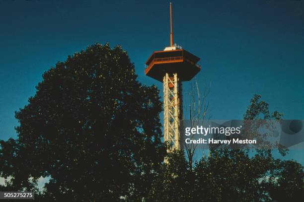 The Gatlinburg Space Needle, Tennessee, USA, circa 1965.