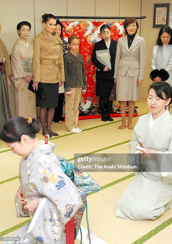 King Abdullah II of Jordan Visits Japan