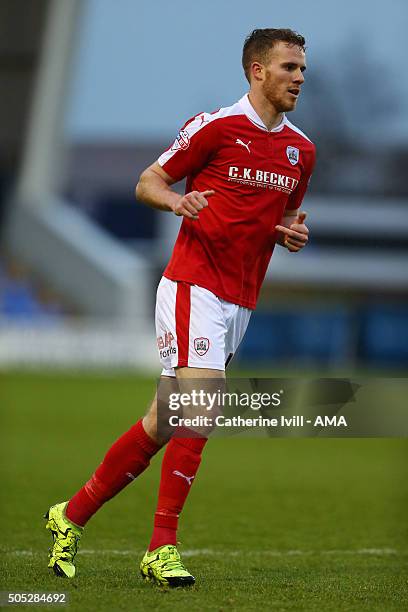 Marley Watkins of Barnsley during the Sky Bet League One match between Shrewsbury Town and Barnsley at New Meadow on January 16, 2016 in Shrewsbury,...