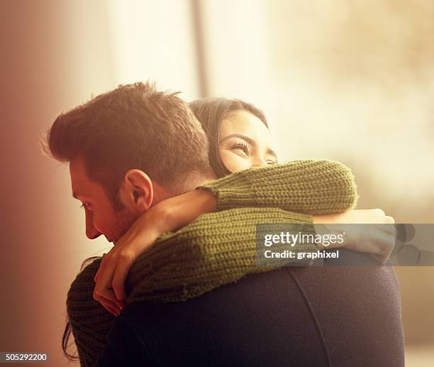 Hugged 129,906 Affectionate Couple Hugging Stock Photos, High-Res Pictures ...