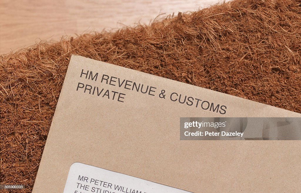 Tax demand on doormat
