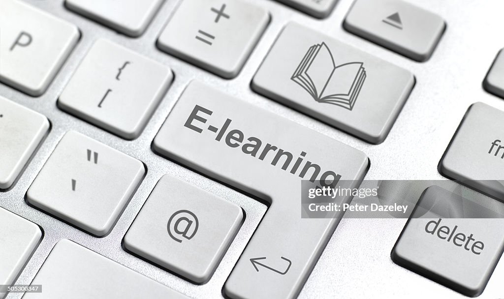 E-learning keyboard