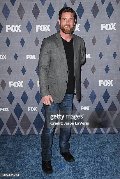 Noah Galloway attends the FOX winter TCA 2016 All-Star party at The Langham Huntington Hotel and Spa on January 15, 2016 in Pasadena, California.