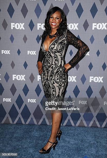 Tee Marie Hanible attends the FOX winter TCA 2016 All-Star party at The Langham Huntington Hotel and Spa on January 15, 2016 in Pasadena, California.