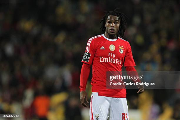 Benfica's midfielder Renato Sanches during the match between GD Estoril and SL Benfica, for the Portuguese Primeira Liga at Estadio da Luz on January...