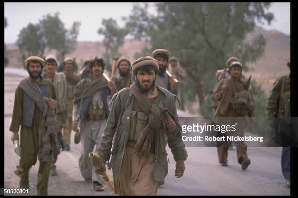 Mujahideen during rebel assault on Jalalabad.