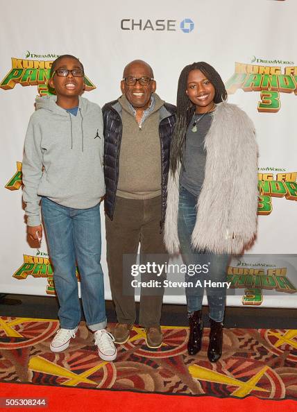Nicholas Roker, Al Roker and Leila Roker attend a screening of