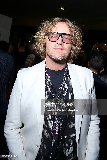 Peter Dundas attends GQ's Celebration of GQ Style Editor-In-Chief Will Welch during Milan Men's Fashion Week Fall/Winter 2016/2017 on January 16,...