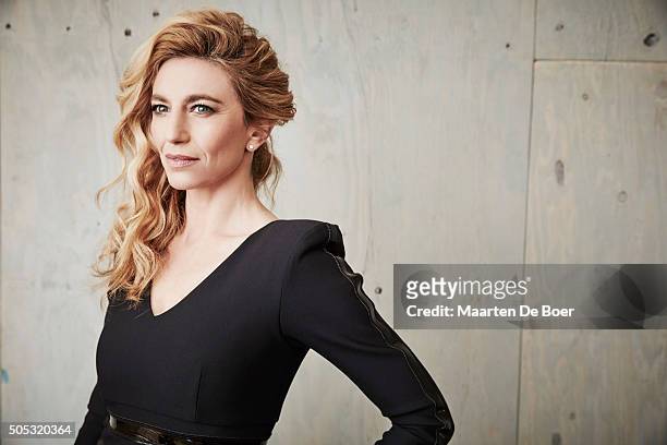 Claudia Black of CW's 'Containment' poses in the Getty Images Portrait Studio at the 2016 Winter Television Critics Association press tour at the...