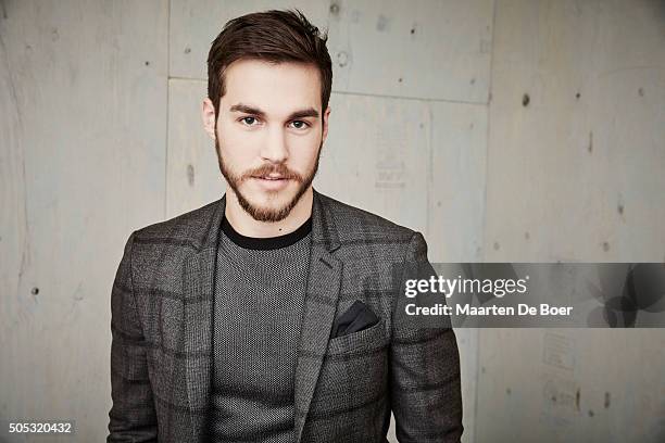 Chris Wood of CW's 'Containment' poses in the Getty Images Portrait Studio at the 2016 Winter Television Critics Association press tour at the...