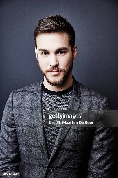 Chris Wood of CW's 'Containment' poses in the Getty Images Portrait Studio at the 2016 Winter Television Critics Association press tour at the...