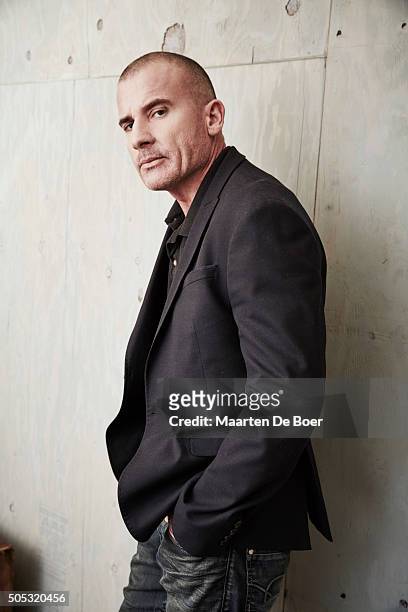 Dominic Purcell of CW's 'Legends of Tomorrow' poses in the Getty Images Portrait Studio at the 2016 Winter Television Critics Association press tour...