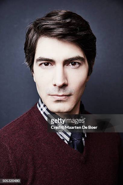 Brandon Routh of CW's 'Legends of Tomorrow' poses in the Getty Images Portrait Studio at the 2016 Winter Television Critics Association press tour at...