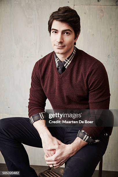 Brandon Routh of CW's 'Legends of Tomorrow' poses in the Getty Images Portrait Studio at the 2016 Winter Television Critics Association press tour at...