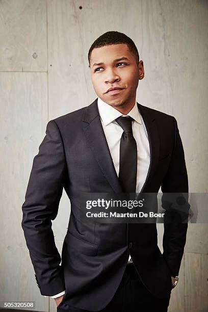 Franz Drameh of CW's 'Legends of Tomorrow' poses in the Getty Images Portrait Studio at the 2016 Winter Television Critics Association press tour at...