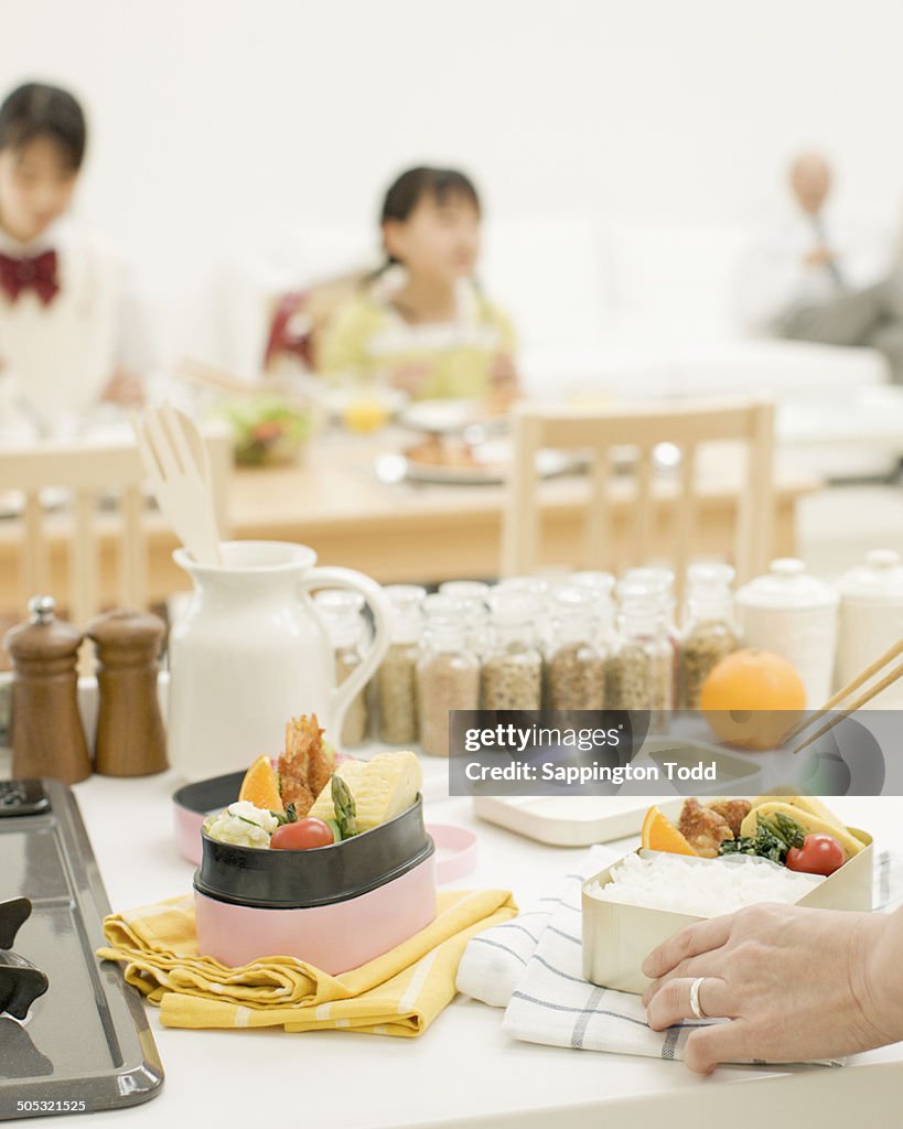 Woman Preparing Lunch Box High-Res Stock Photo - Getty Images