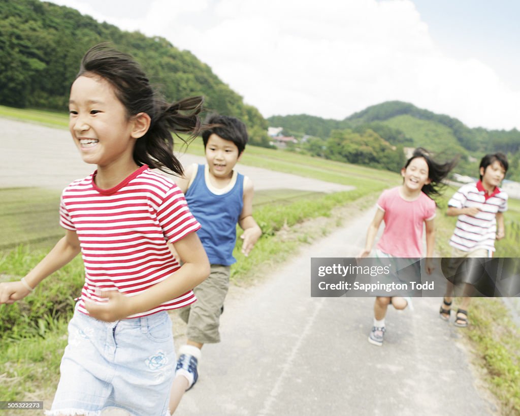 Children Running