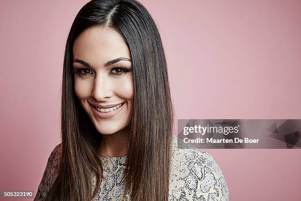 Brie Bella of NBCUniversal/E!'s 'Total Divas' poses in the Getty Images Portrait Studio at the 2016 Winter Television Critics Association press tour...