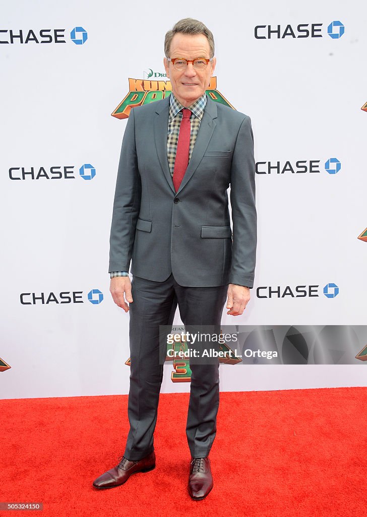 Premiere Of DreamWorks Animation And Twentieth Century Fox's "Kung Fu Panda 3" - Arrivals