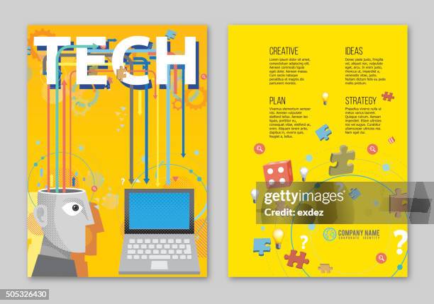 Tech Pdf Ideas Tech Idea Page Design High-Res Vector Graphic - Getty Images