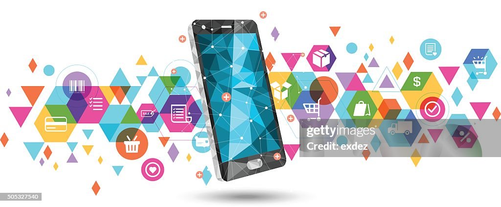 E-Commerce on smartphone