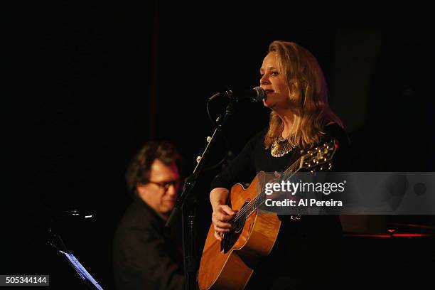 Mary Chapin Carpenter performs at City Winery on January 16, 2016 in New York City.