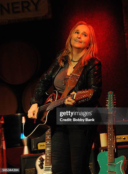 Melissa Etheridge performs at City Winery on January 16, 2016 in New York City.