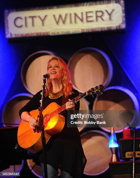 Mary Chapin Carpenter performs at City Winery on January 16, 2016 in New York City.