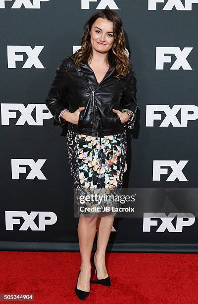 Alison Wright attends the FX TCA Winter Press Tour Panel TCA 2016 at the Langham Huntington Hotel on January 16, 2016 in Pasadena, California.