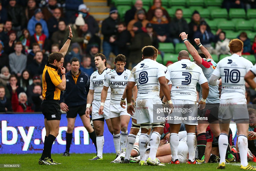 Harlequins v Cardiff Blues - European Rugby Challenge Cup