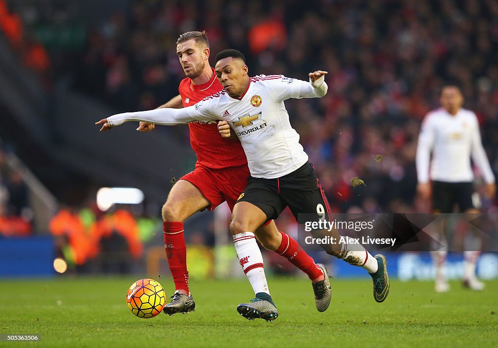 Liverpool v Manchester United - Premier League