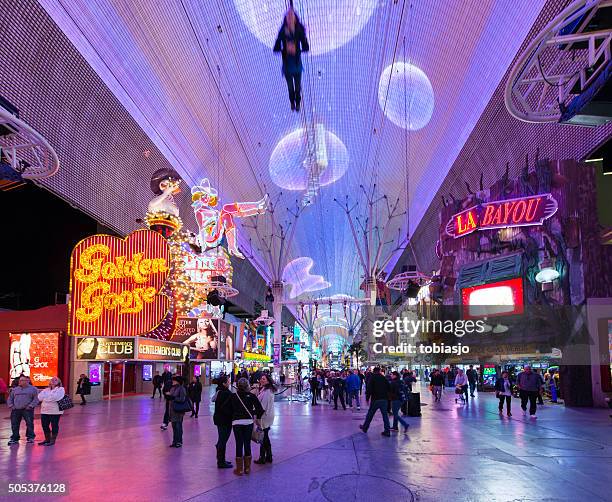 las vegas fremont street - downtown las vegas stock pictures, royalty-free photos & images