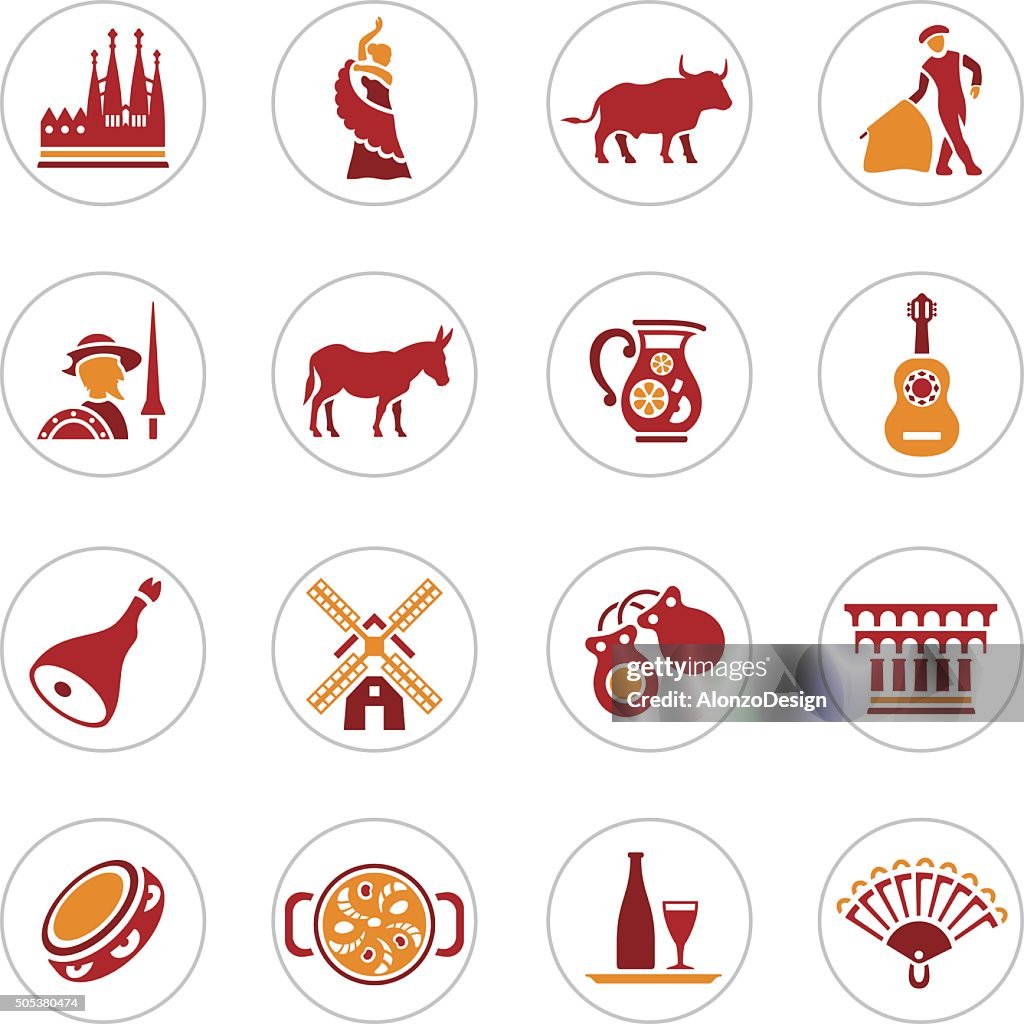 Spain Icons