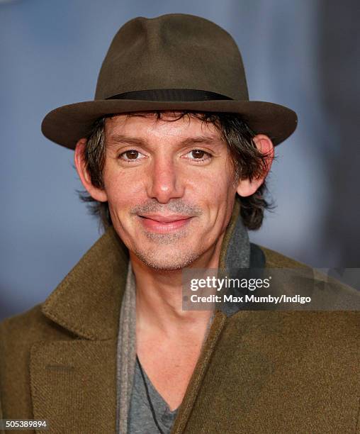 Lukas Haas attends the UK Premiere of 'The Revenant' at the Empire Leicester Square on January 14, 2016 in London, England.