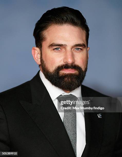 Ant Middleton attends the UK Premiere of 'The Revenant' at the Empire Leicester Square on January 14, 2016 in London, England.