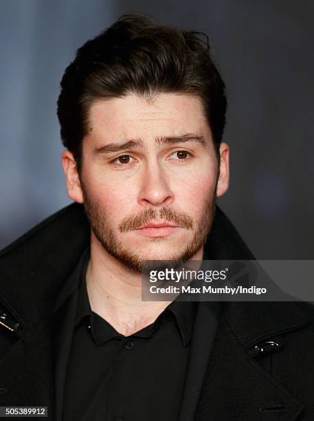 Daniel Portman attends the UK Premiere of 'The Revenant' at the Empire Leicester Square on January 14, 2016 in London, England.