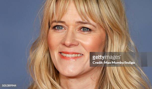 Edith Bowman attends the UK Premiere of 'The Revenant' at the Empire Leicester Square on January 14, 2016 in London, England.