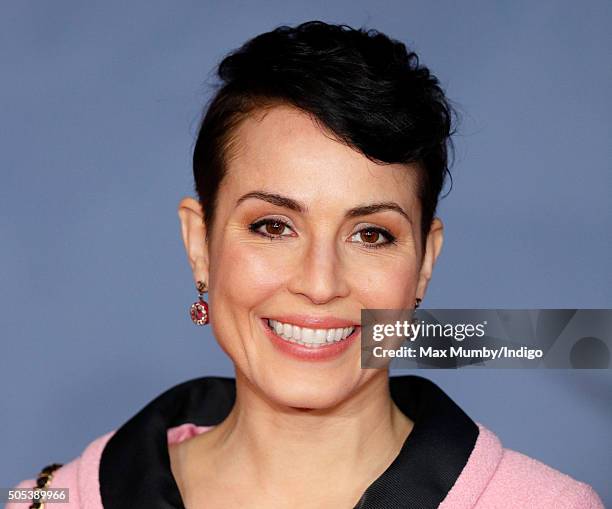 Noomi Rapace attends the UK Premiere of 'The Revenant' at the Empire Leicester Square on January 14, 2016 in London, England.