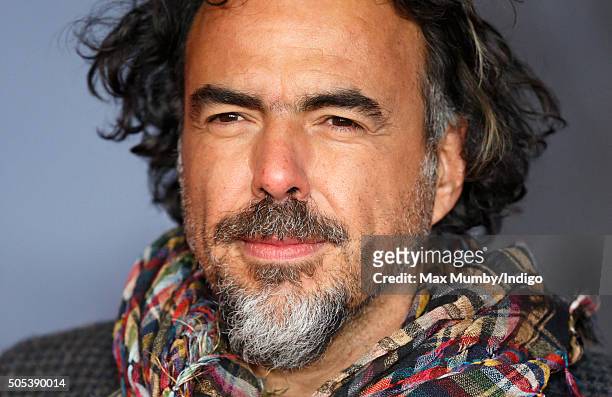 Alejandro Gonzalez Inarritu attends the UK Premiere of 'The Revenant' at the Empire Leicester Square on January 14, 2016 in London, England.