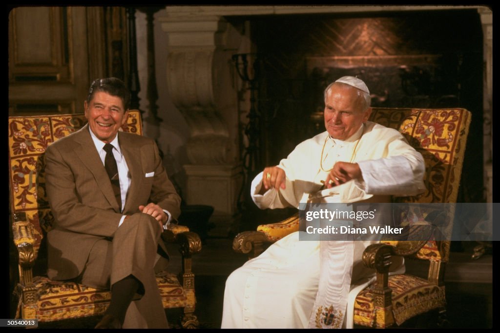 Ronald W. Reagan;Pope John Paul II