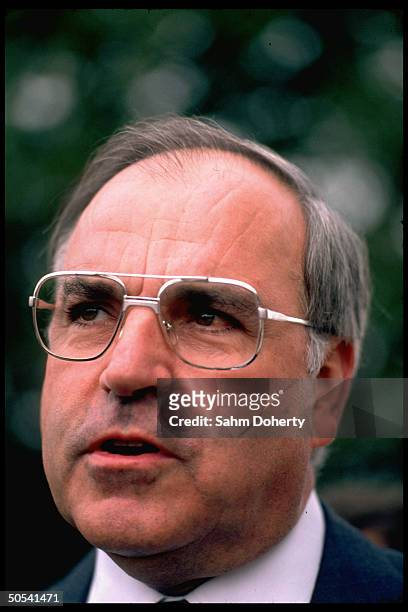 West German Chancellor Helmut Kohl, at Christian Democratic Union Labor Picnic.