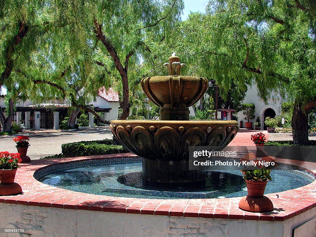 Courtyard Fountain at the San Diego Mission