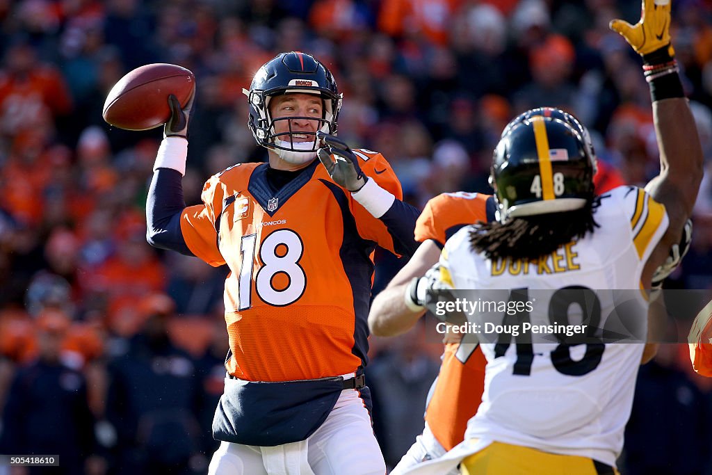 Divisional Round - Pittsburgh Steelers v Denver Broncos