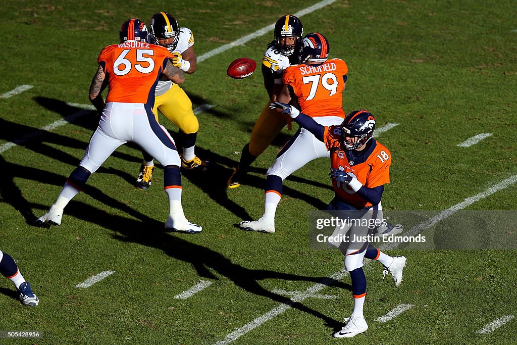 Divisional Round - Pittsburgh Steelers v Denver Broncos