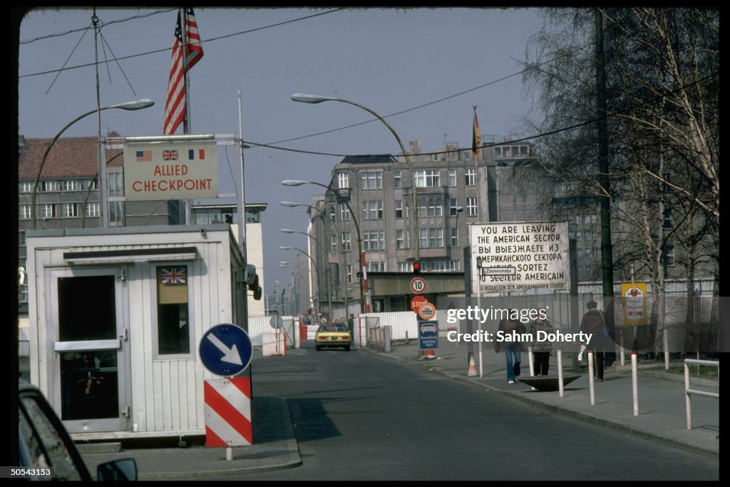 Checkp Point Charlie Inages Checkpoint Charlie. News Photo - Getty Images