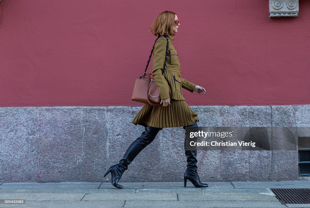 Street Style: Day 3 - Milan Men's Fashion Week Fall/Winter 2016/17
