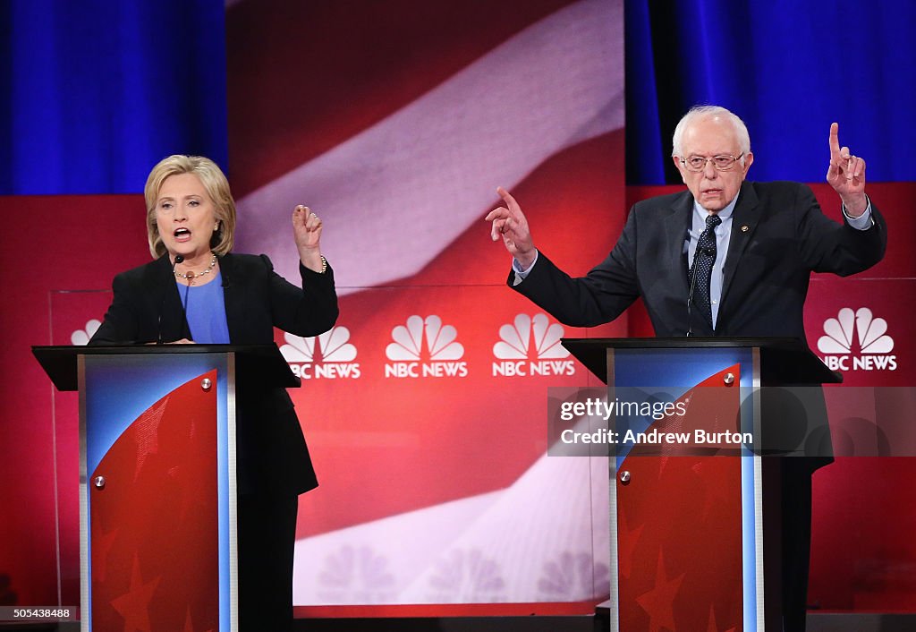 Democratic Presidential Candidates Debate In Charleston, South Carolina