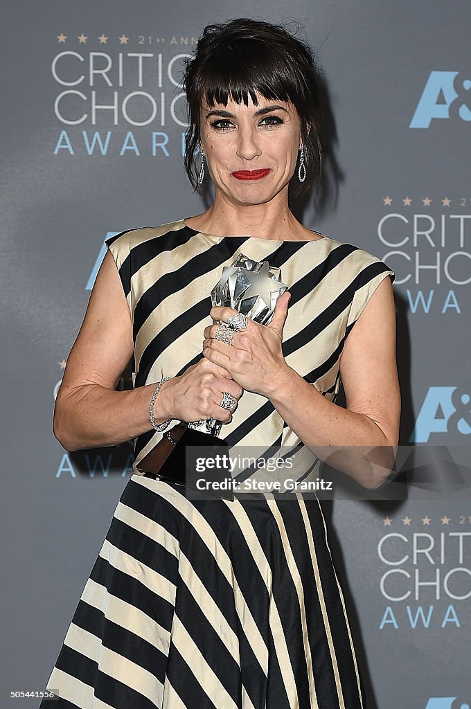 The 21st Annual Critics' Choice Awards - Press Room