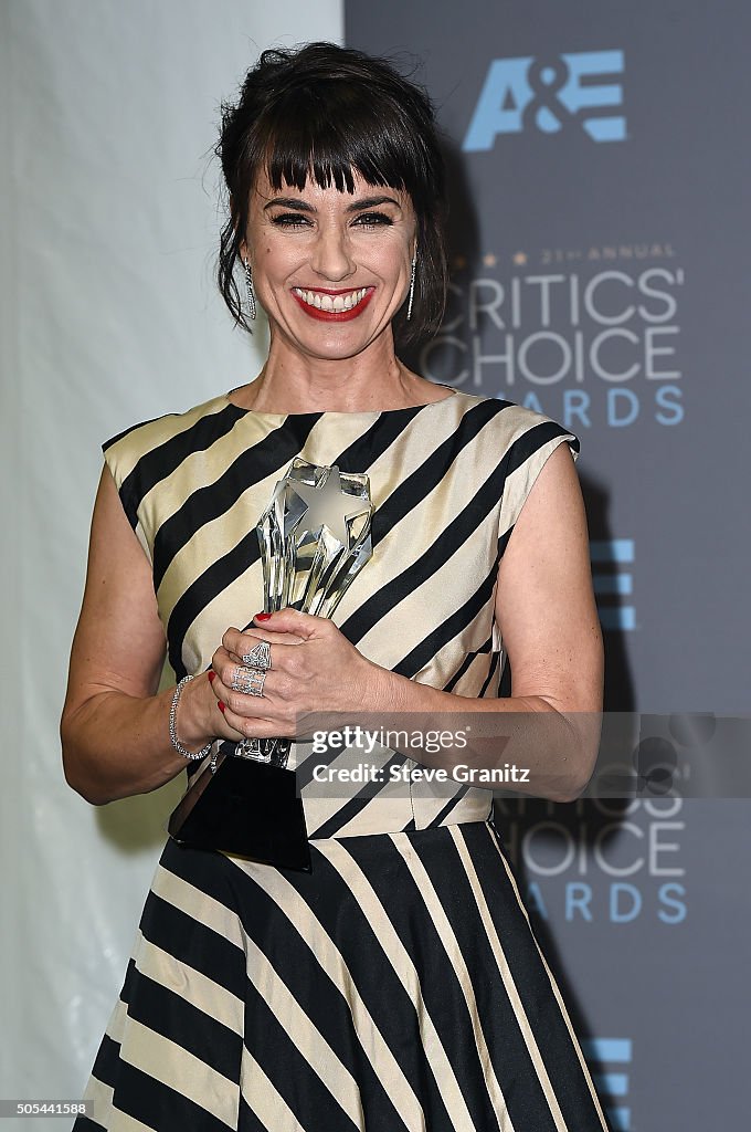 The 21st Annual Critics' Choice Awards - Press Room